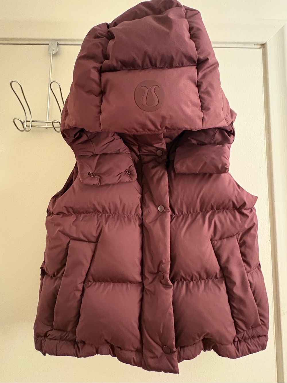lululemon athletica Burgundy Wunderpuff Cropped Vest